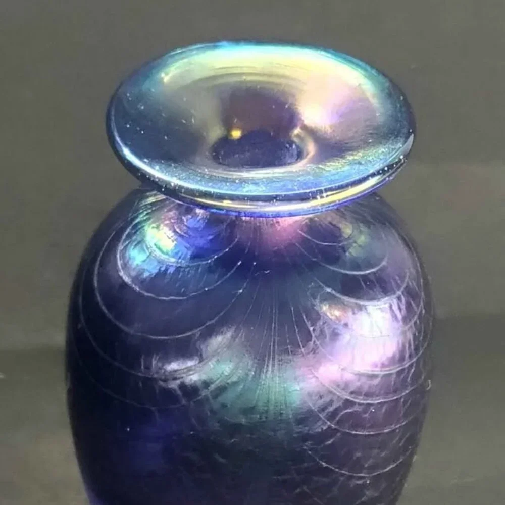 Robert Held Art Glass Bud Vase - Signed